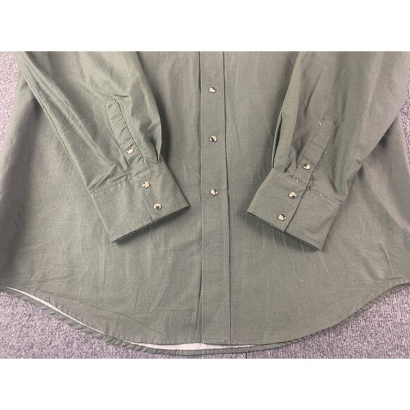 Roper Mens 100% Cotton Long Sleeve Pearl Snap Cowboy Print Western Shirt Size L - Picture 3 of 9